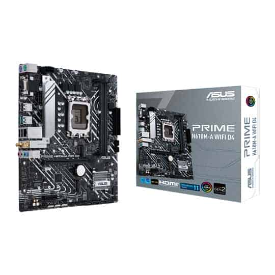 ASUS PRIME Intel H610M-A WIFI MicroATX Motherboard